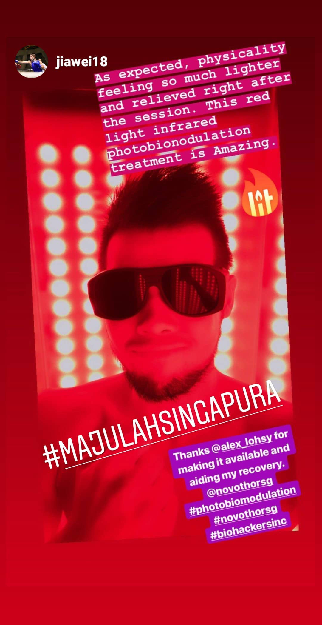 Instagram story by @jiawei18